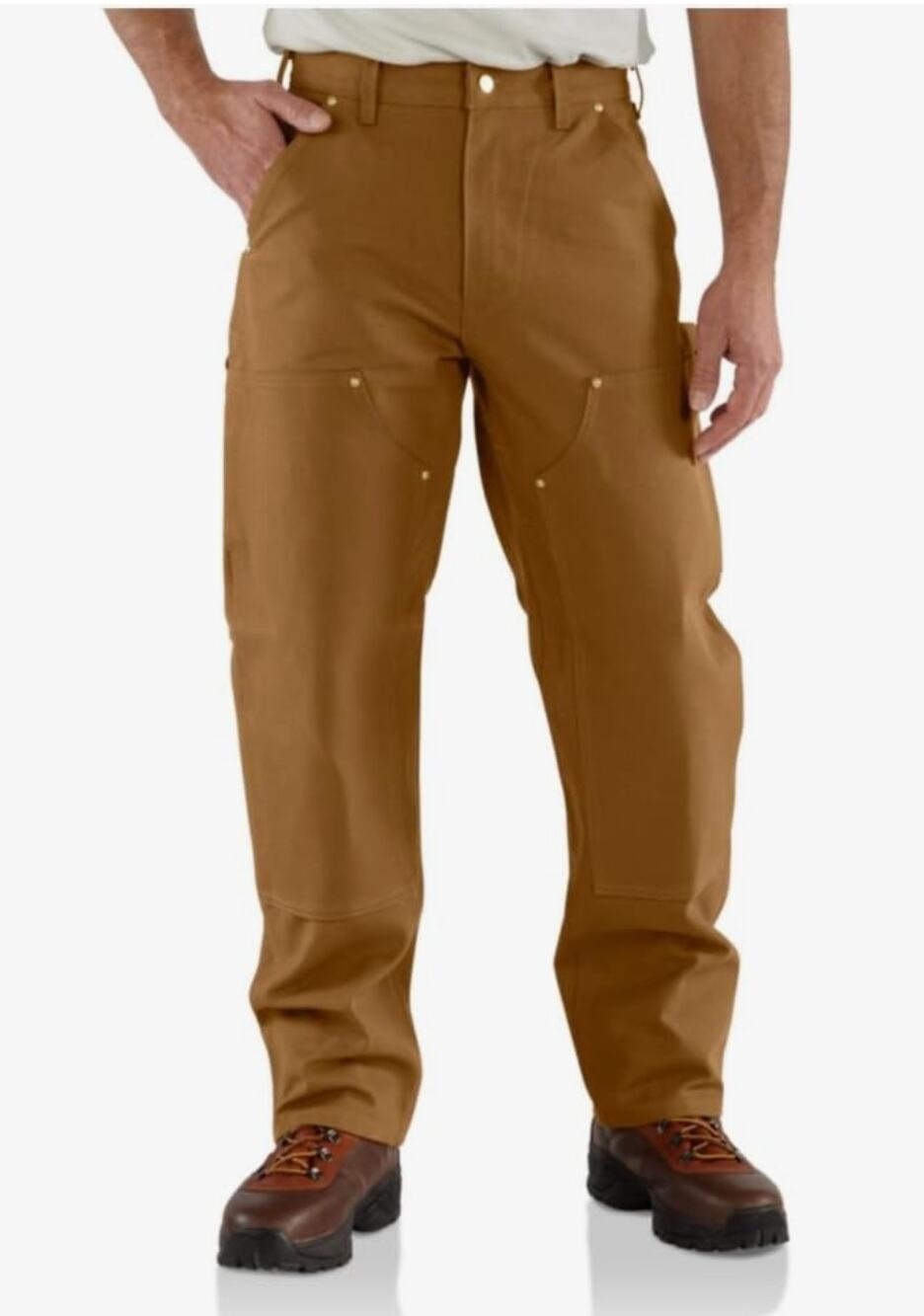 Carhartt Men's Loose Fit Firm Duck Utility Work Pant-Carhartt Brown-36 x 30